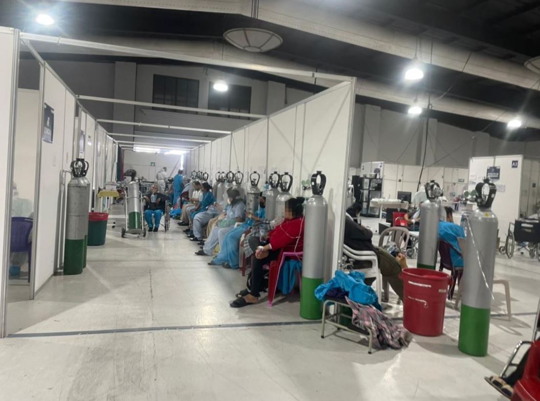 Pacientes en el Hospital Parque de la Industria. (Foto Prensa Libre: HemerotecaPL)