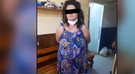 Verónica Gaitán es acusada de habar matado a su hijo de 11 años en Argentina. (Foto Prensa Libre: Tomada de @telenoche)