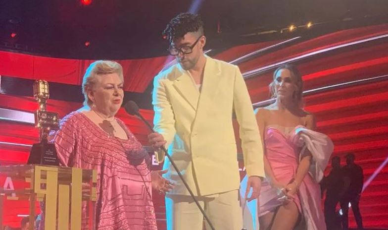 Paquita la del Barrio dedica mensaje a Bad Bunny. (Foto Prensa Libre: instagram.com/paquitaoficialb)