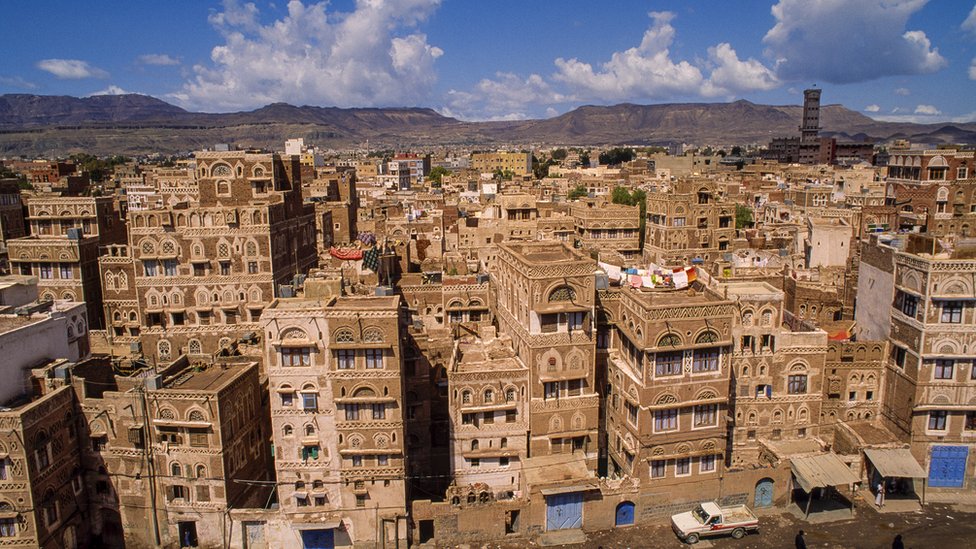 Casco antiguo de Saná. (GETTY IMAGES)