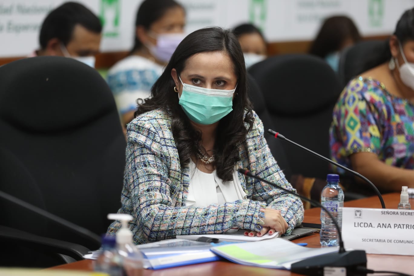 Patricia Letona, secretaria de Comunicación Social de la Presidencia. (Foto Prensa Libre: Juan Diego González)