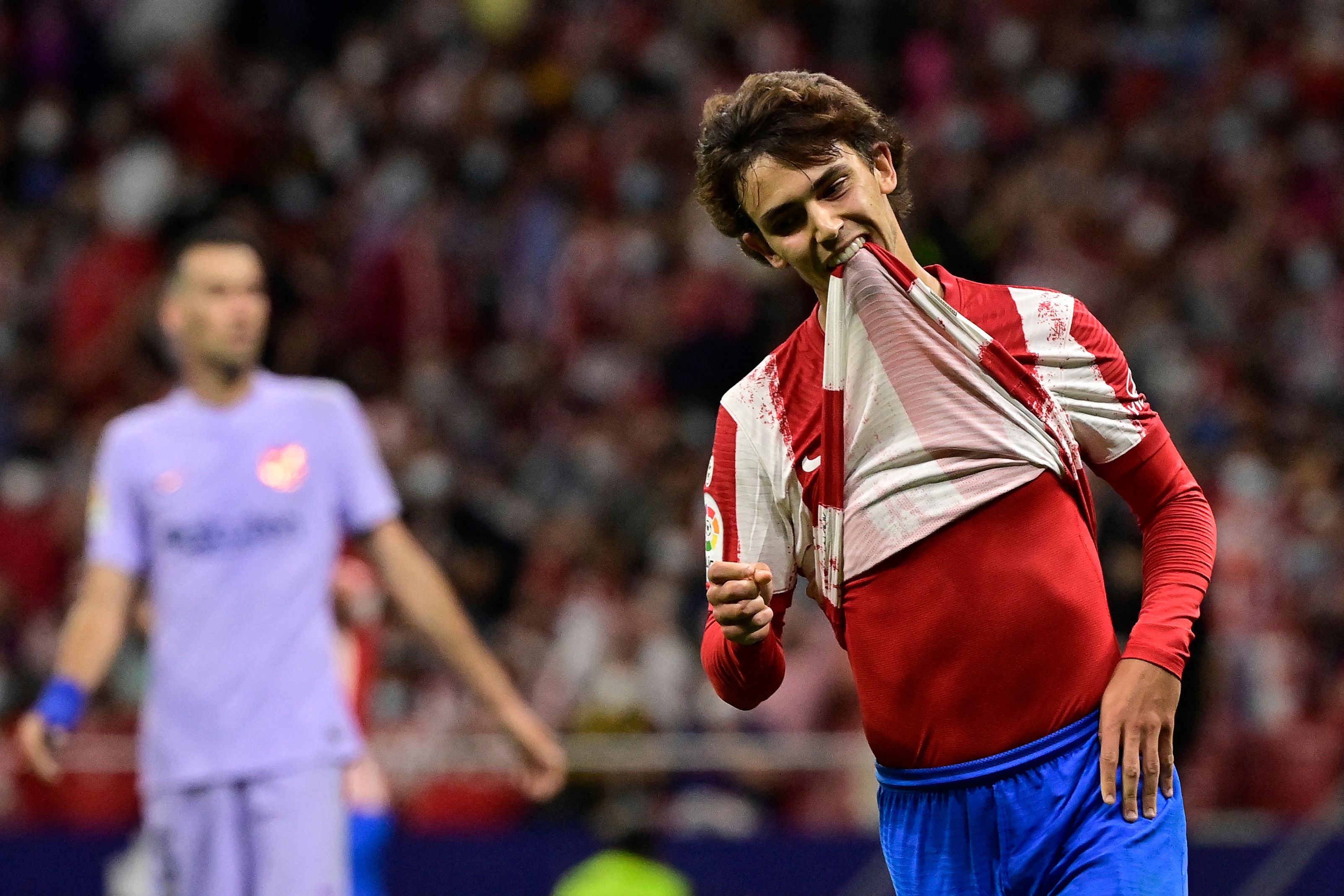 Joao Félix, jugador del Atlético de Madrid. (Foto Prensa Libre: AFP)