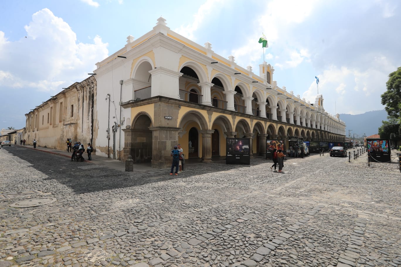 La ciudad colonial busca frenar los contagios de coronavirus. (Foto Prensa Libre: Byron García)