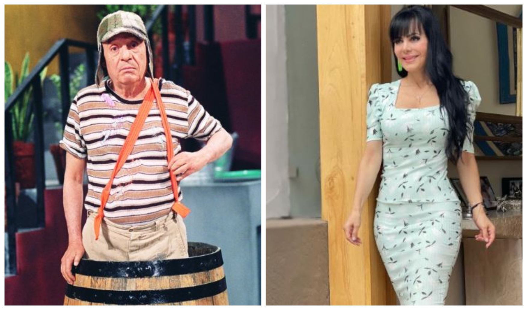 Maribel Guardia y Roberto Gómez Bolaños “Chespirito” aparecen en una fotografía publicada en Instagram. (Foto HemerotecaPL/Instagram)