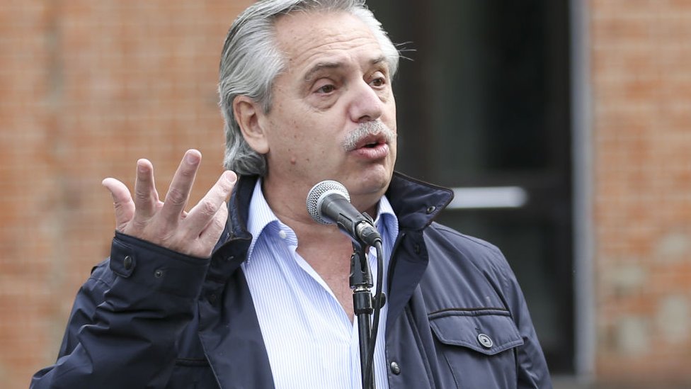 El presidente de Argentina, Alberto Fernández. GETTY IMAGES