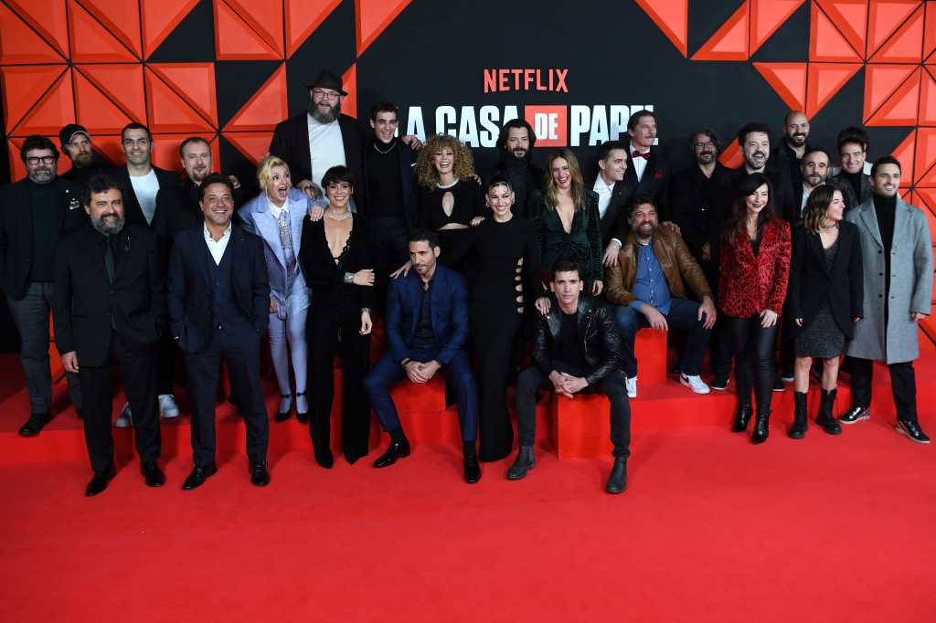 Casting de La Casa de Papel. (Foto Prensa Libre: AFP)