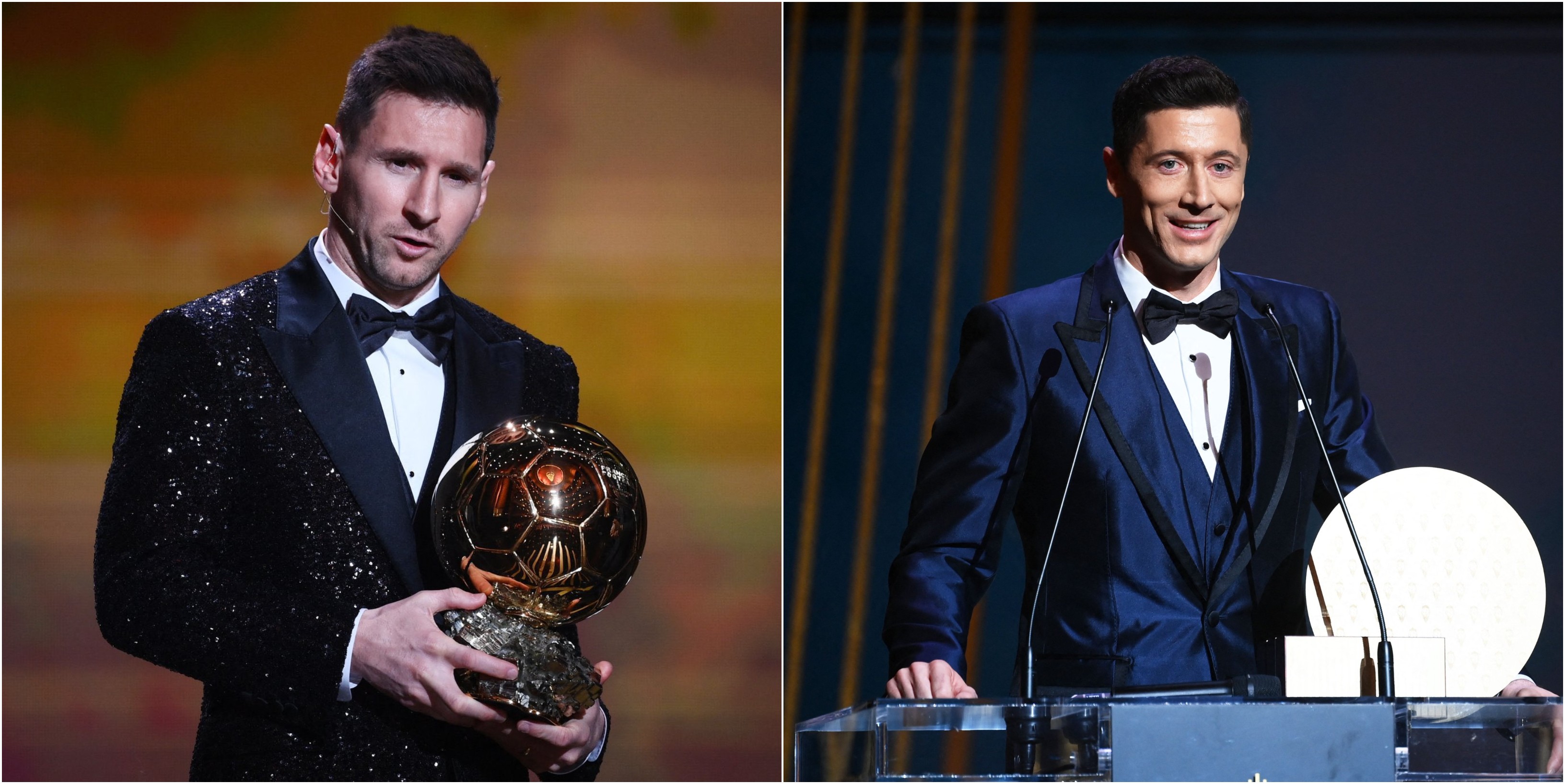 Leo Messi ganó su séptimo Balón de Oro. Por detrás de él quedó Robert Lewandoski. Foto Prensa Libre: Hemeroteca PL.