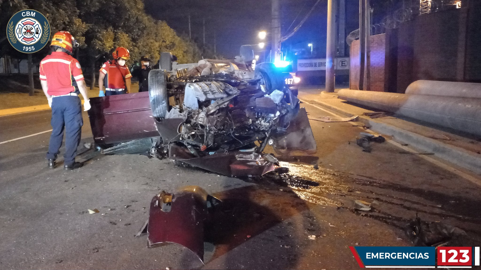 Accidente en la Atanasio Tzul