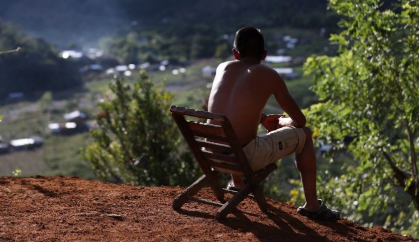 Incertidumbre viven aún pobladores de Quejá por el deslave en noviembre de 2020. (Foto Prensa Libre: Álvaro González) 