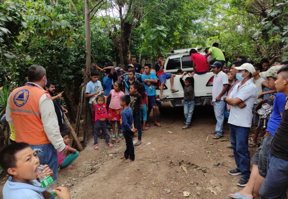 La Conred ha dado seguimiento al enjambre sísmico en Conguaco, Jutiapa. (Foto Prensa Libre: Conred) 