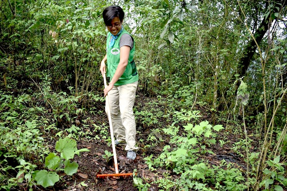 Zaira Xicay, cofundadora de la cooperativa Senderos del Alto compartió su experiencia como becaria YLAI. (Foto Prensa Libre: Cortesía)