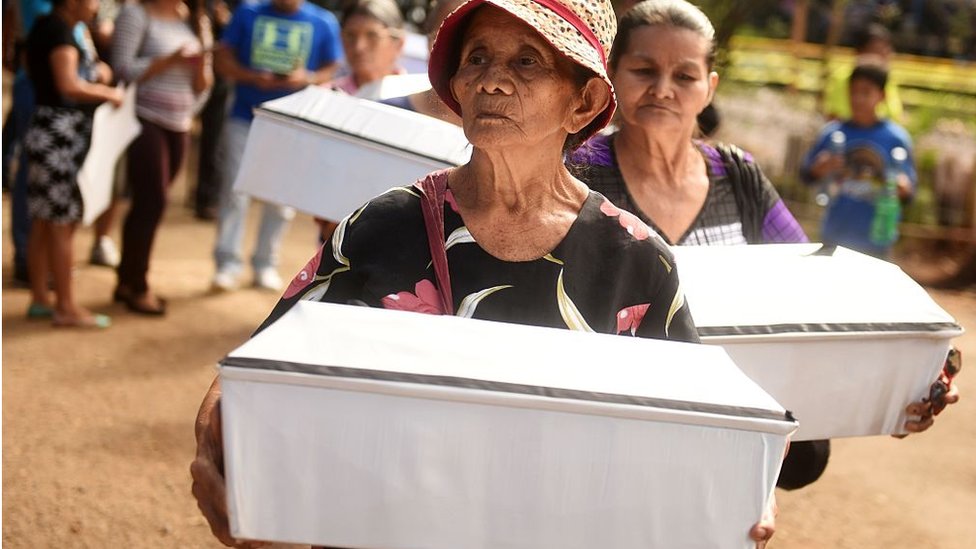 Unas 1.000 personas, en su mayoría niños, murieron durante la masacre de 1981