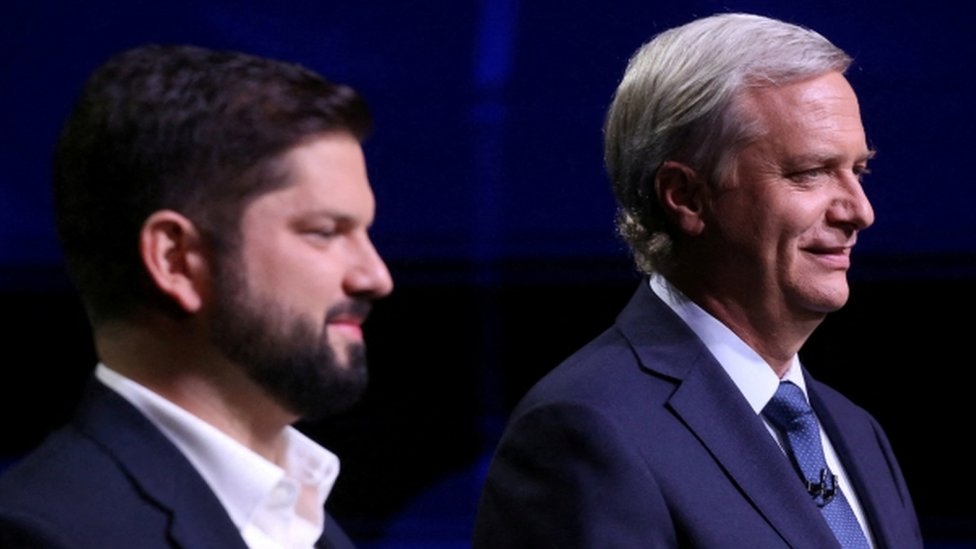 Gabriel Boric (izquierda) y José Antonio Kast (derecha). Getty Images