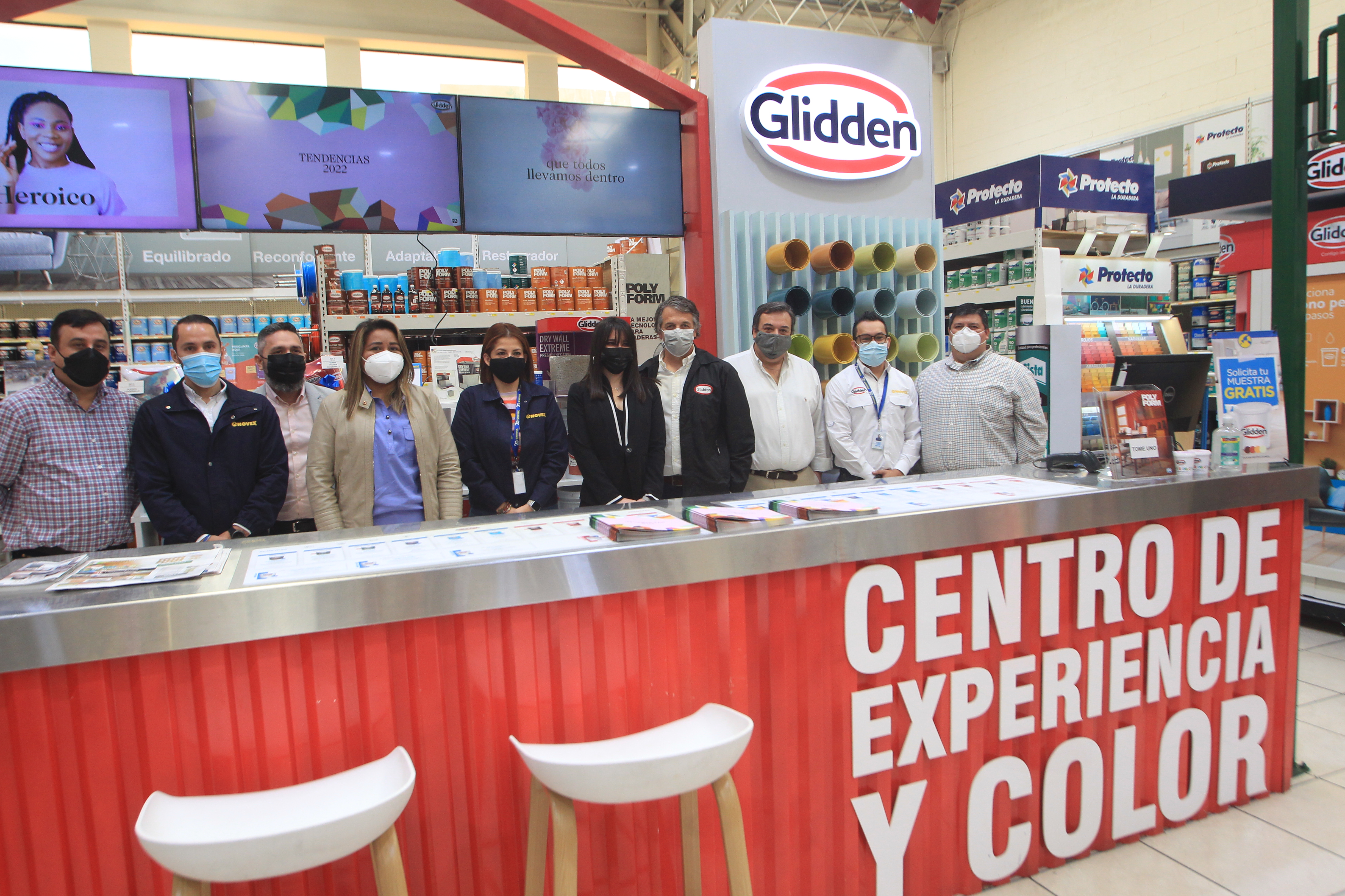 Glidden presentó su nueva paleta de colores en el Centro de Experiencia y Color de Novex en la zona 10. Foto Prensa Libre: Norvin Mendoza