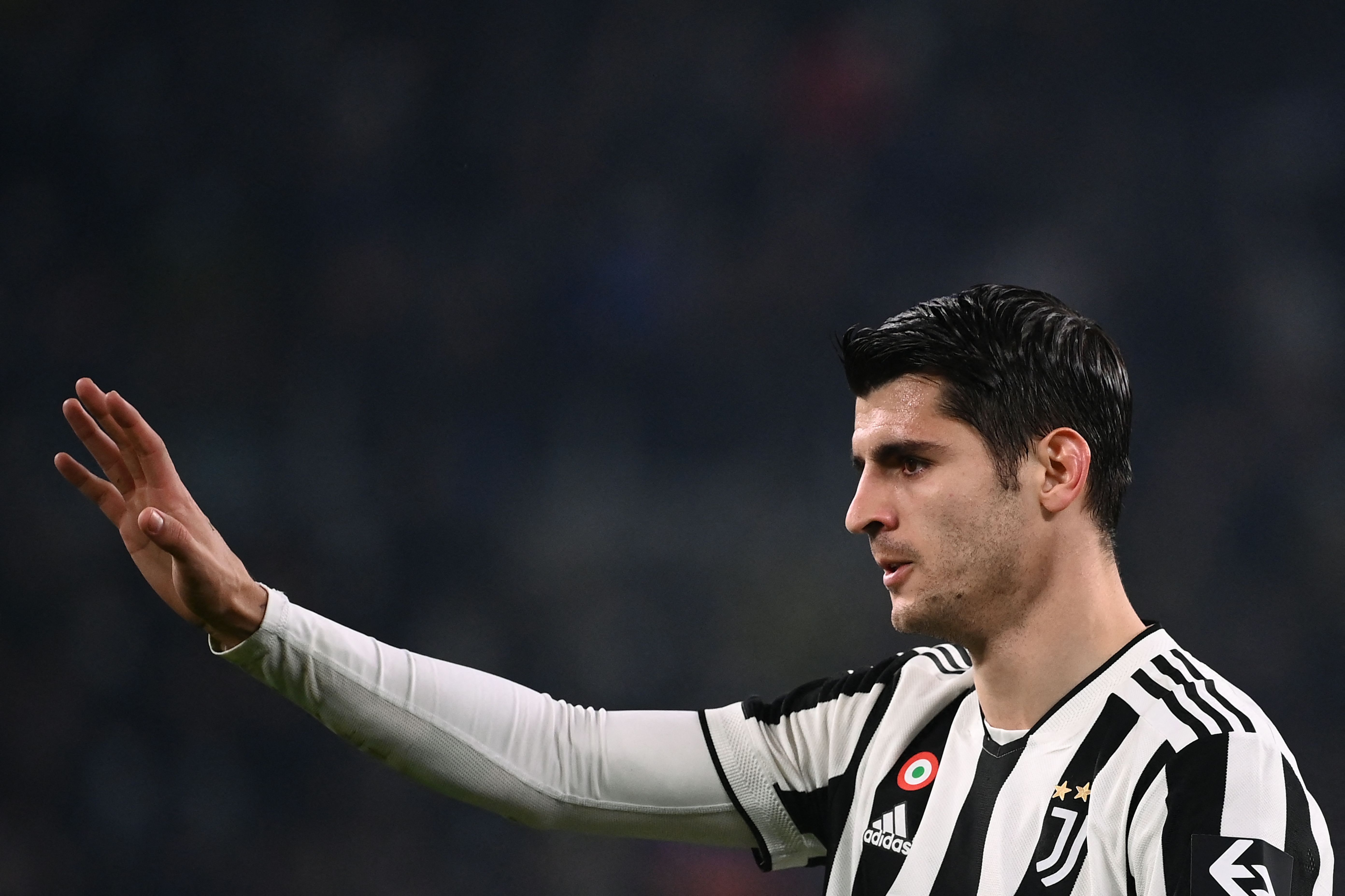 El delantero español Álvaro Morata seguiría en la Juventus. (Foto Prensa Libre: AFP)