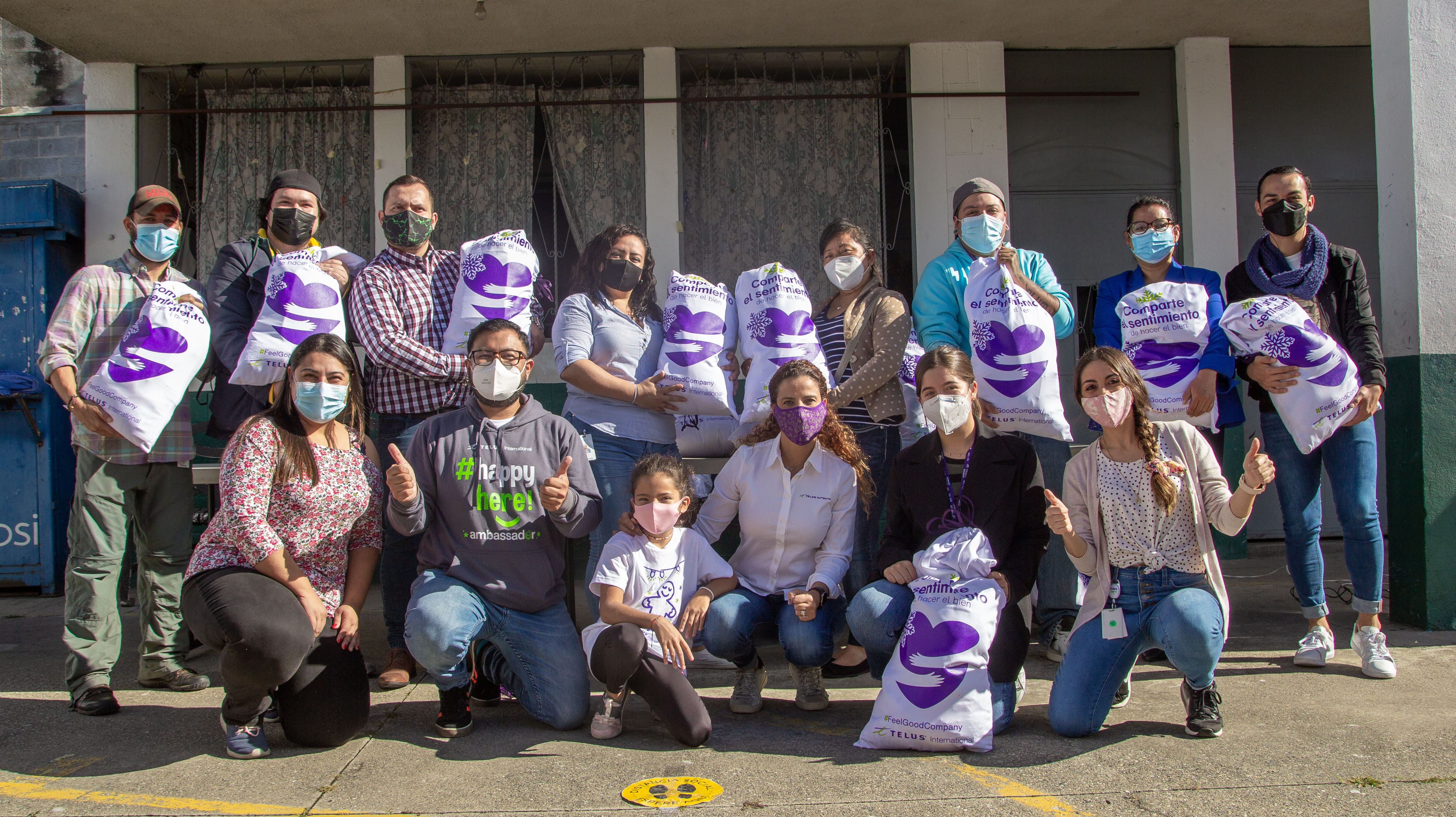 Telus promueve la iniciativa Pay it Forward, en benficio de las familias guatemaltecas. Foto Prensa Libre: Cortesía.