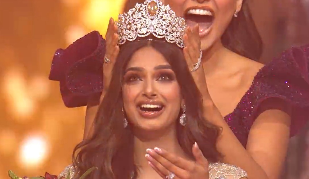 Harnaaz Sandhu de India es la nueva Miss Universo.  