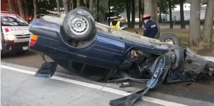 Accidente en la ruta Interamericana ocurrió en el kilómetro 30, según el reporte de Protección Vial (Provial)