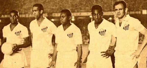 El Santos de Pelé y Rodríguez mientras ambos concidieron en el equipo. (Foto Prensa Libre: Twitter)