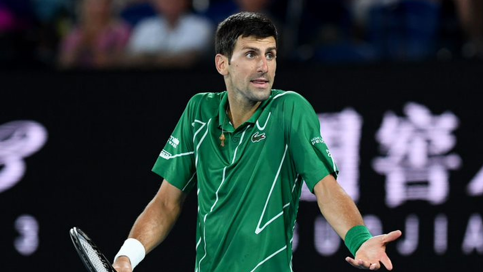 Novak Djokovic es uno de los atletas de alto perfil que se ha opuesto a la vacunación contra la covid-19.