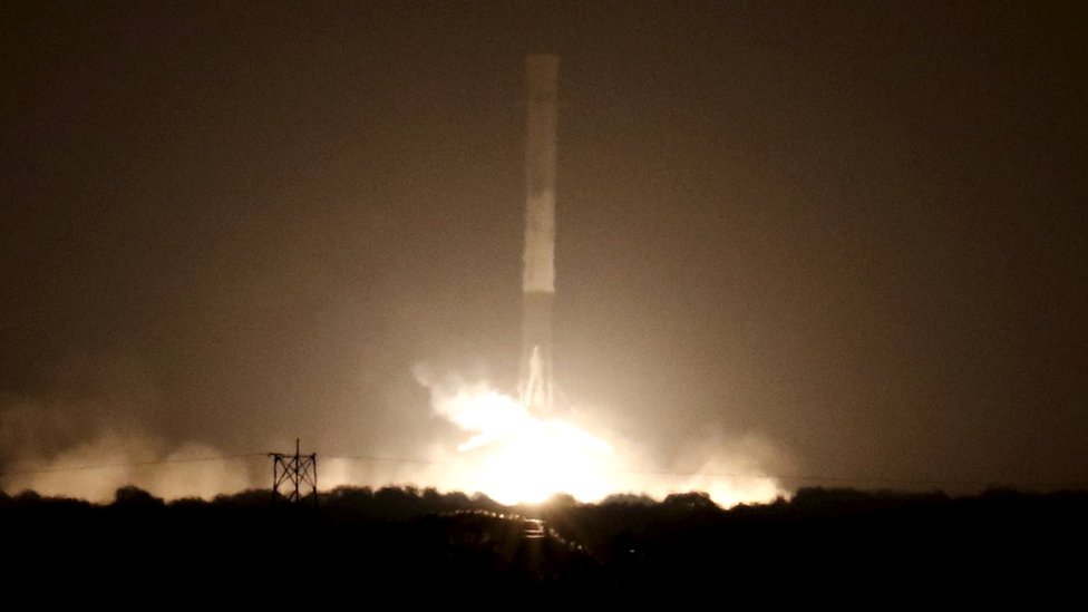 Un cohete Falcon 9 de SpaceX fue lanzado desde Florida en 2015.