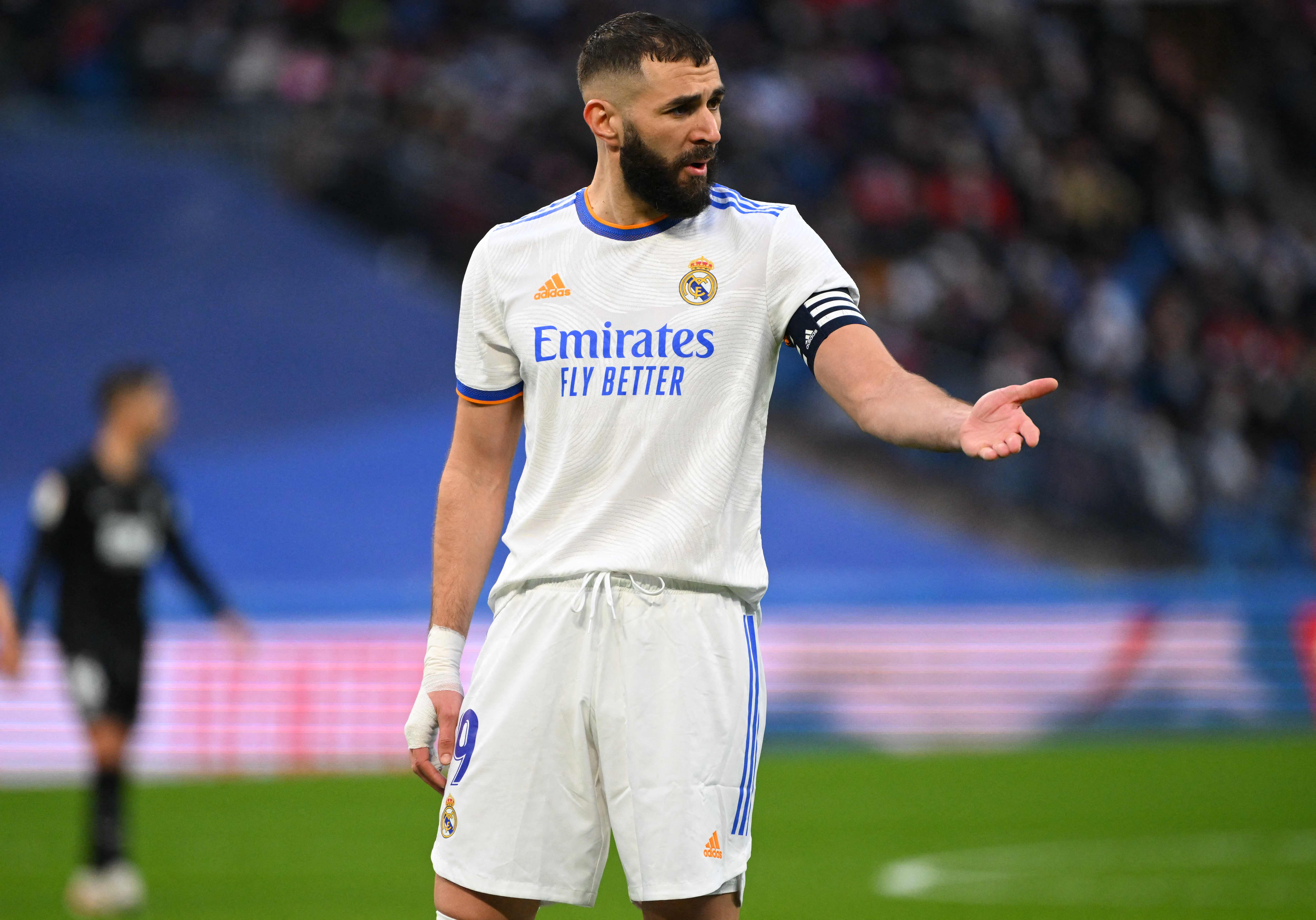 Karim Benzema no estará disponible para la Copa del Rey. (Foto Prensa Libre: AFP)