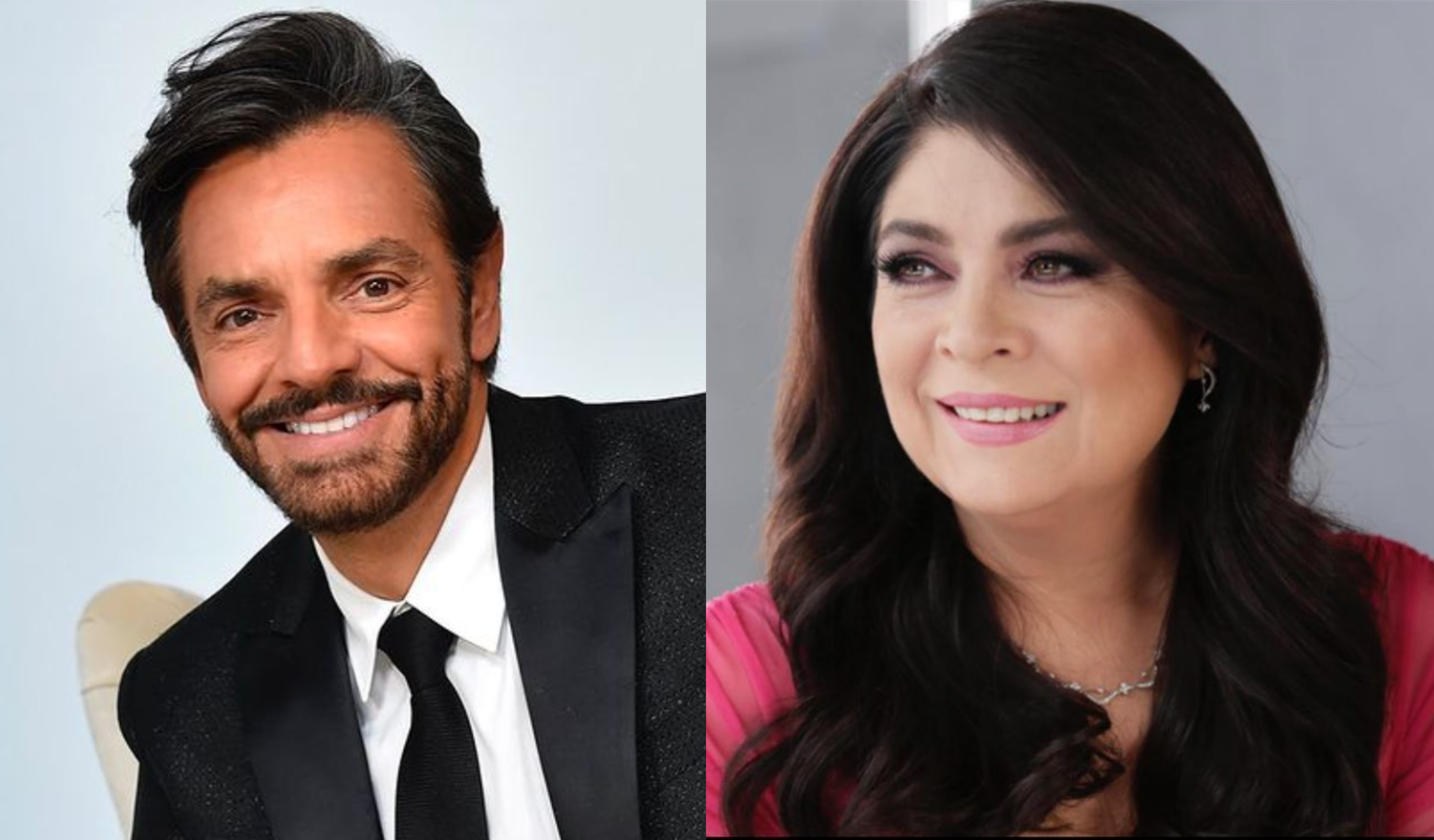 Eugenio Derbez y Victoria Ruffo mantuvieron una polémica relación en la década de los noventa. (Foto Prensa Libre: @ederbez y @victoriaruffo/Instagram)