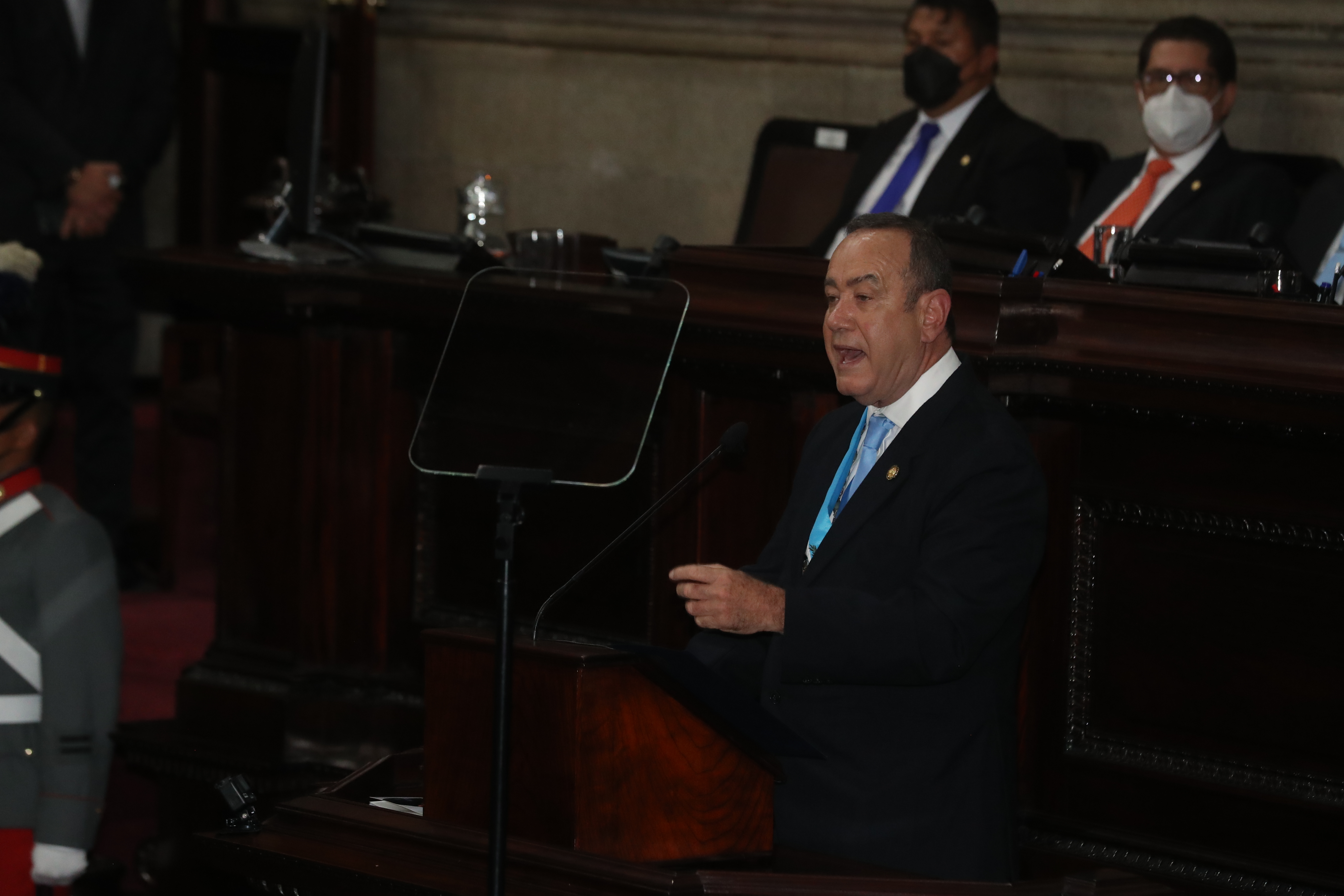 Los diputados no han aprobad ninguna de las iniciativas que Giammattei prometió en campaña. Fotografía: Prensa Libre.