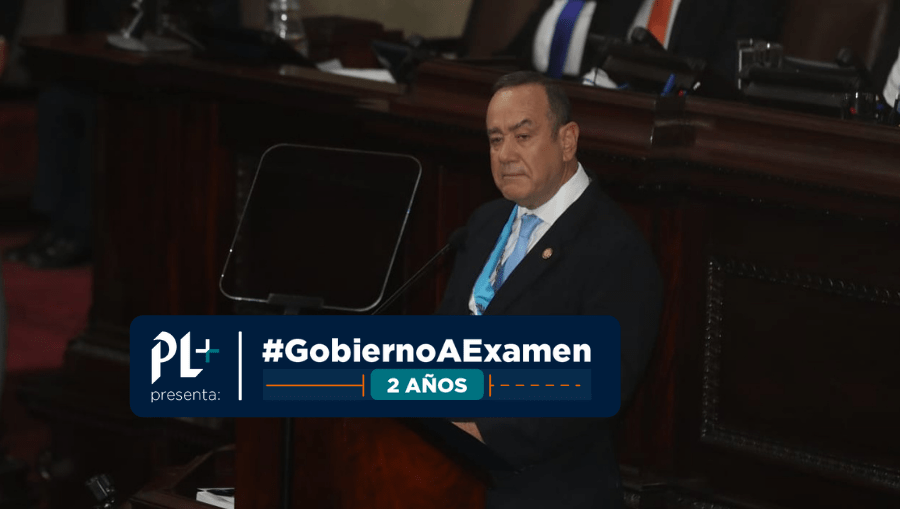 Alejandro Giammattei rindió su informe de gestión 2021 en el Congreso el pasado 14 de enero. (Foto Prensa Libre: Hemeroteca PL)