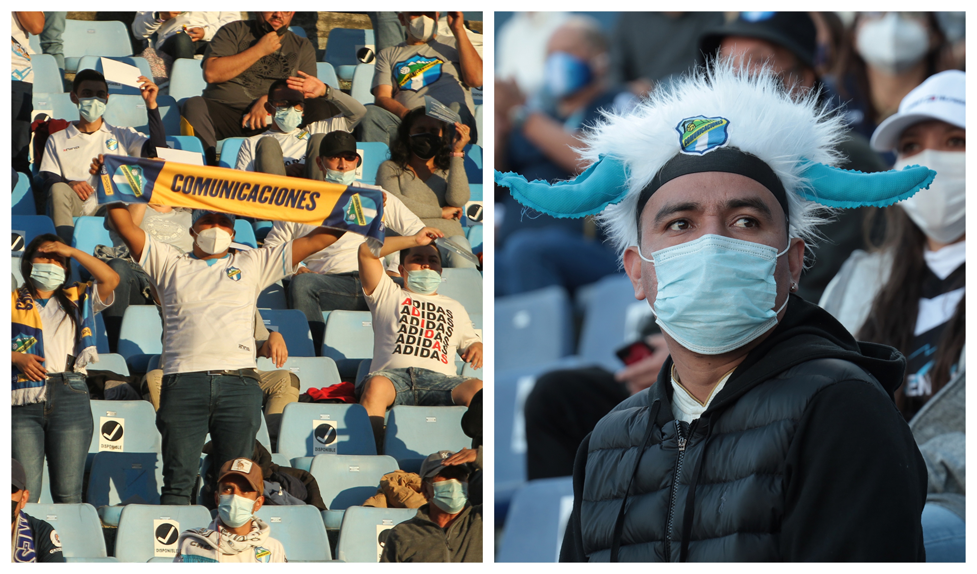 La afición crema no estará presente el sábado 29 de enero en el partido frente a Iztapa, debido a los avances de la pandemia. (Fotos Comunicaciones).