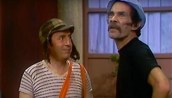 El Chavo del 8 y Don Ramón en uno de los episodios del programa. (Foto Prensa Libre: Hemeroteca)