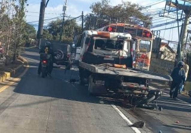 ACCIDENTE EN EL KM 19.5 INTERAMERICANA