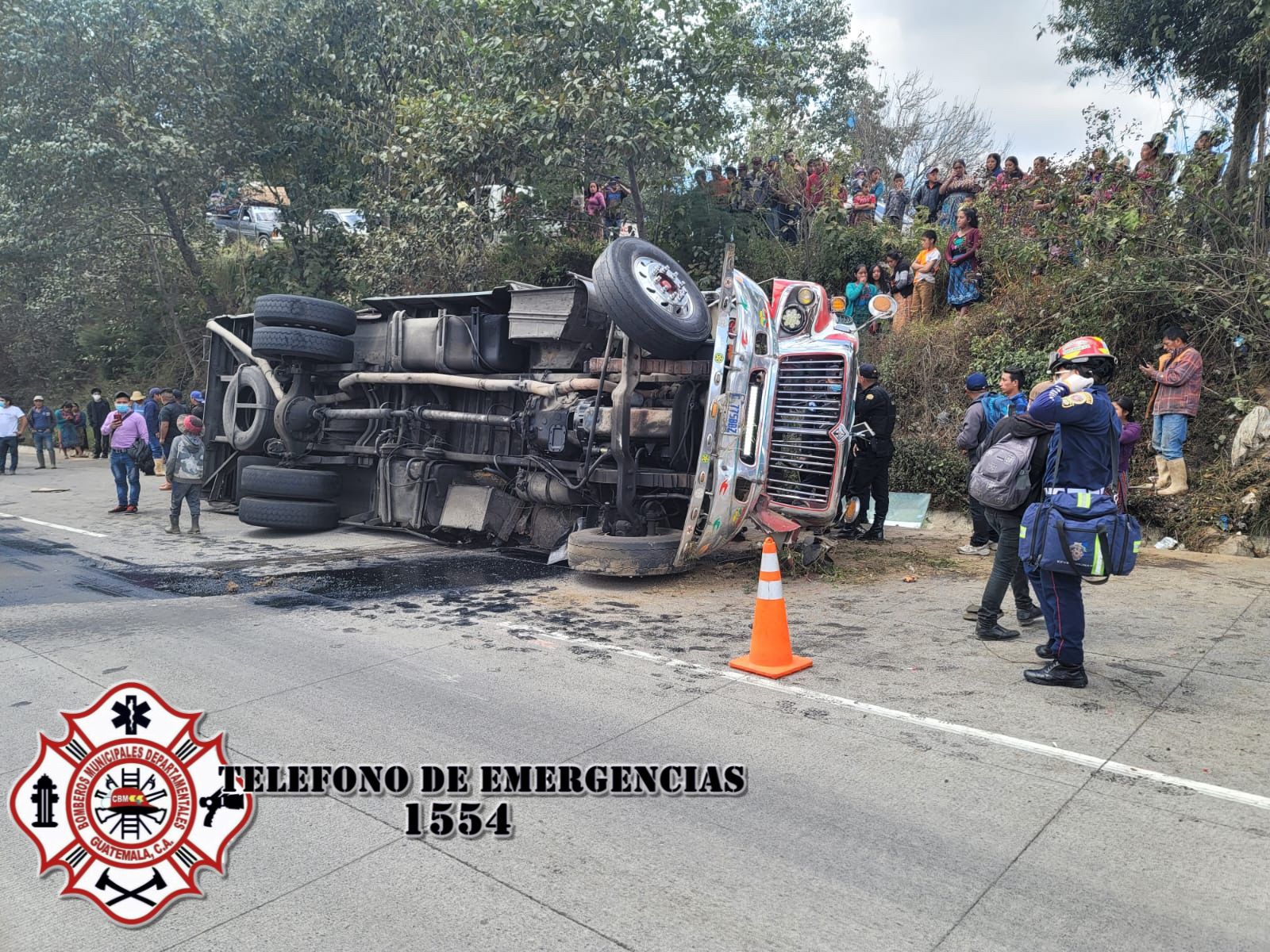 Accidente autobús ruta Interamericana