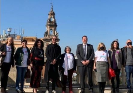 Arjona en el Ayuntamiento de Sevilla