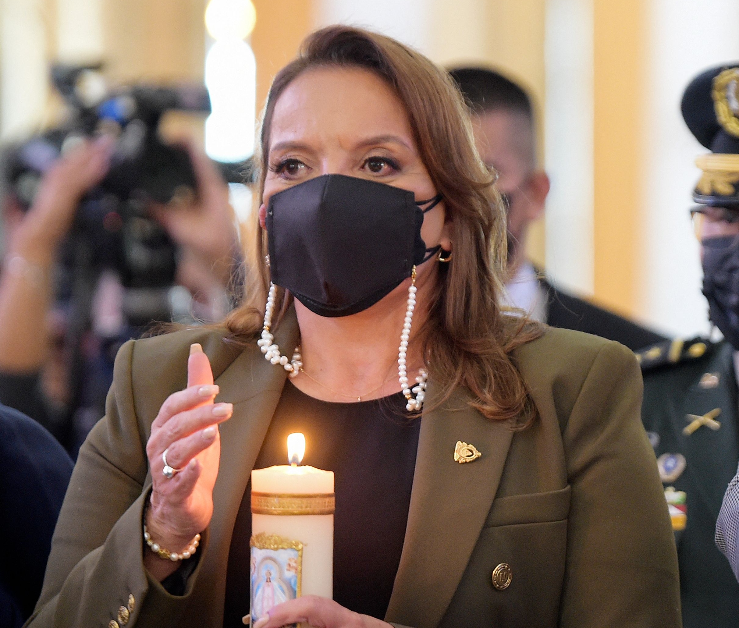 La presidenta de Honduras, Xiomara Castro , dio positivo a covid-19. (Foto Prensa Libre: AFP)