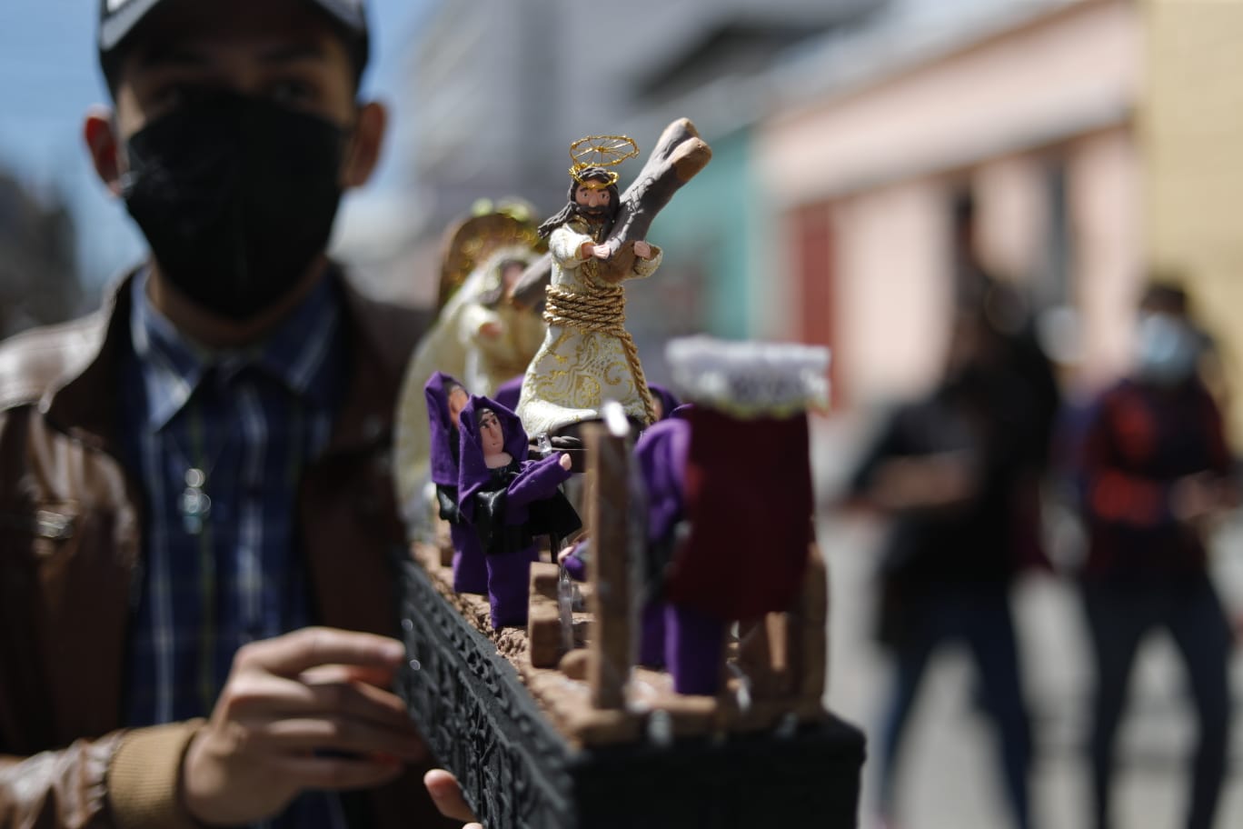 Comercio en la procesión