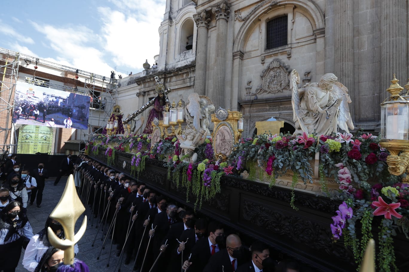 Detalles del anda de Jesús de la Merced