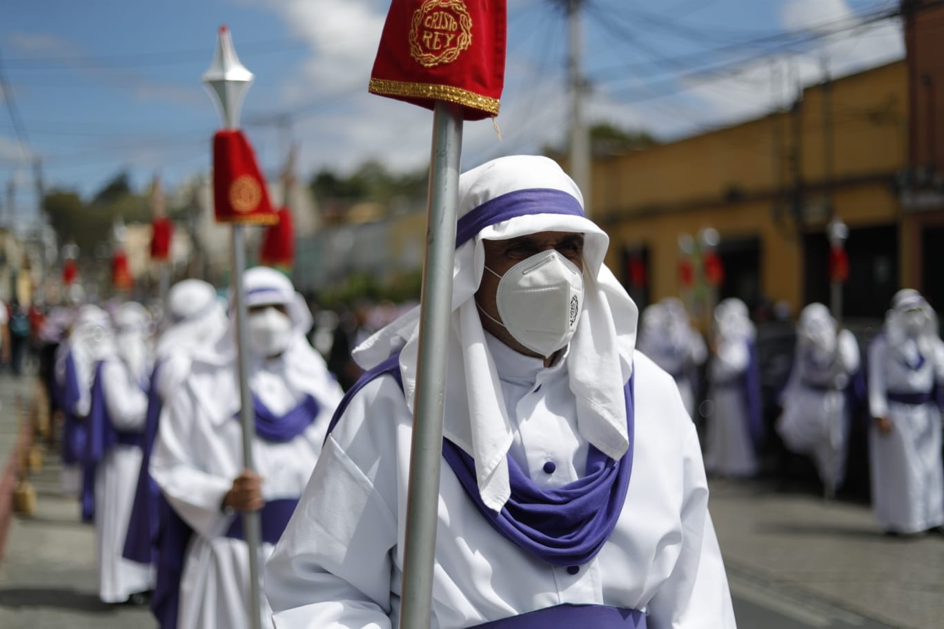 Devotos de la procesión