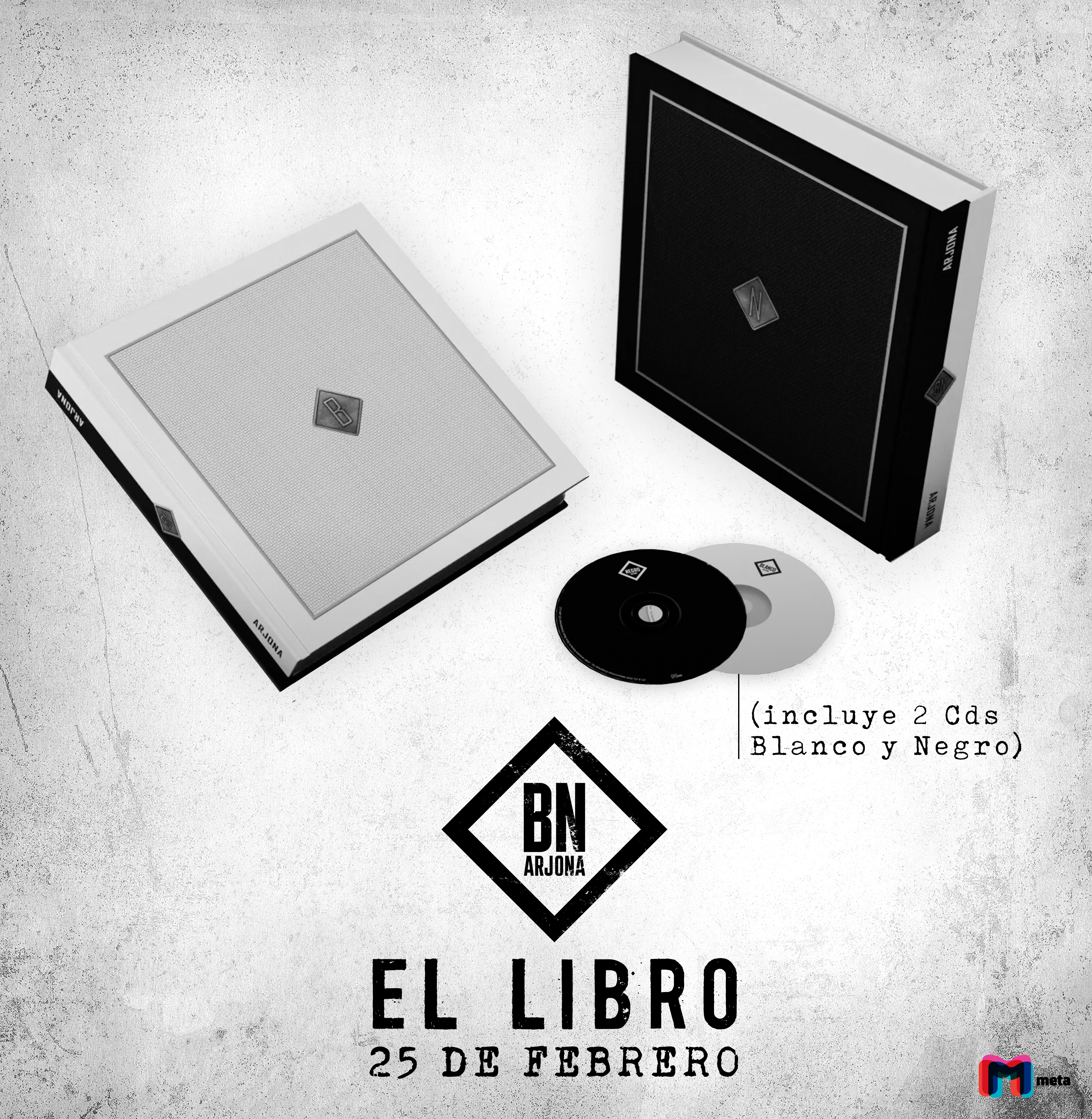 Libro "Blanco y Negro" de Ricardo Arjona