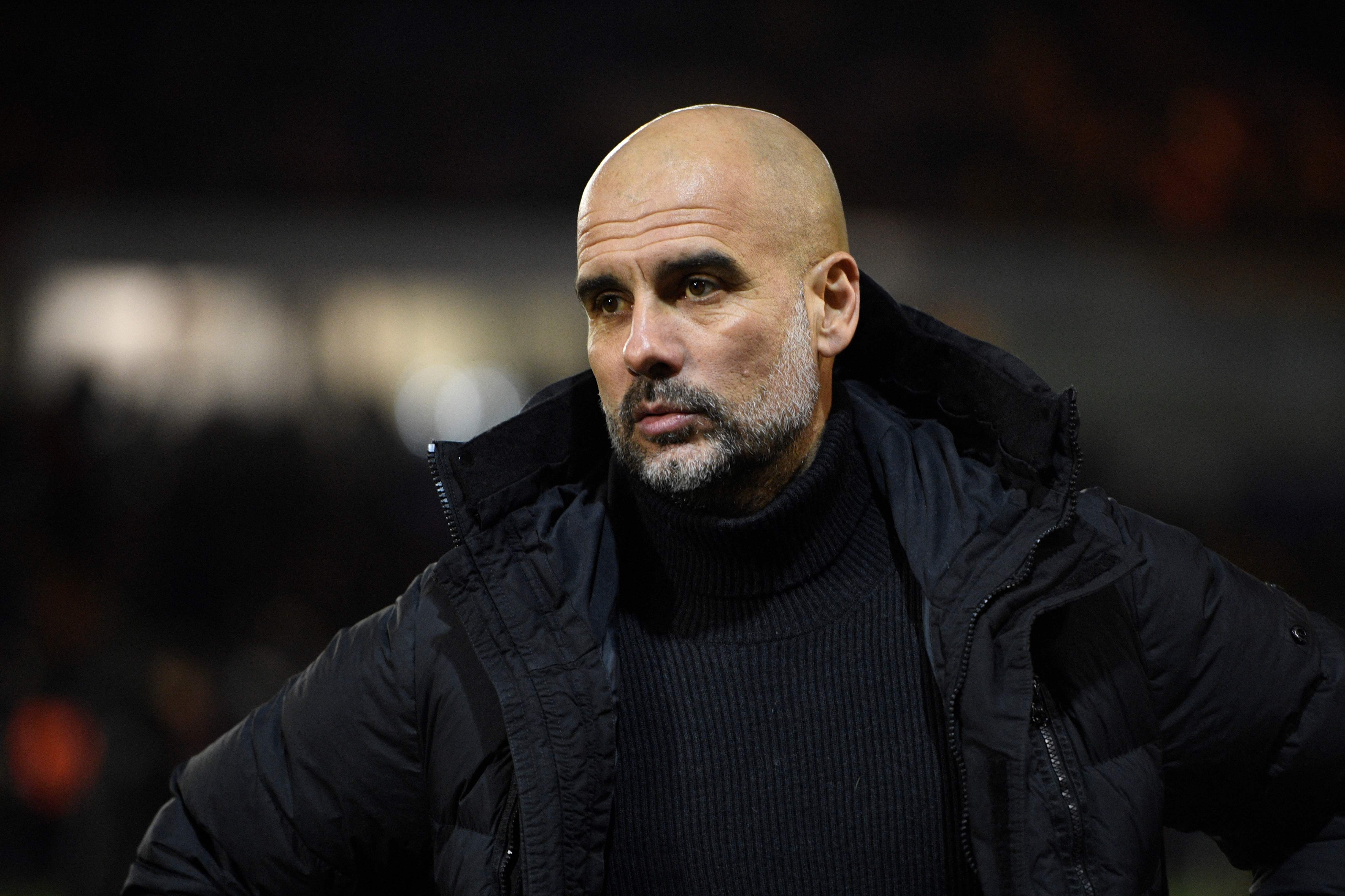 Pep Guardiola, entrenador del Manchester City. (Foto Prensa Libre: AFP)