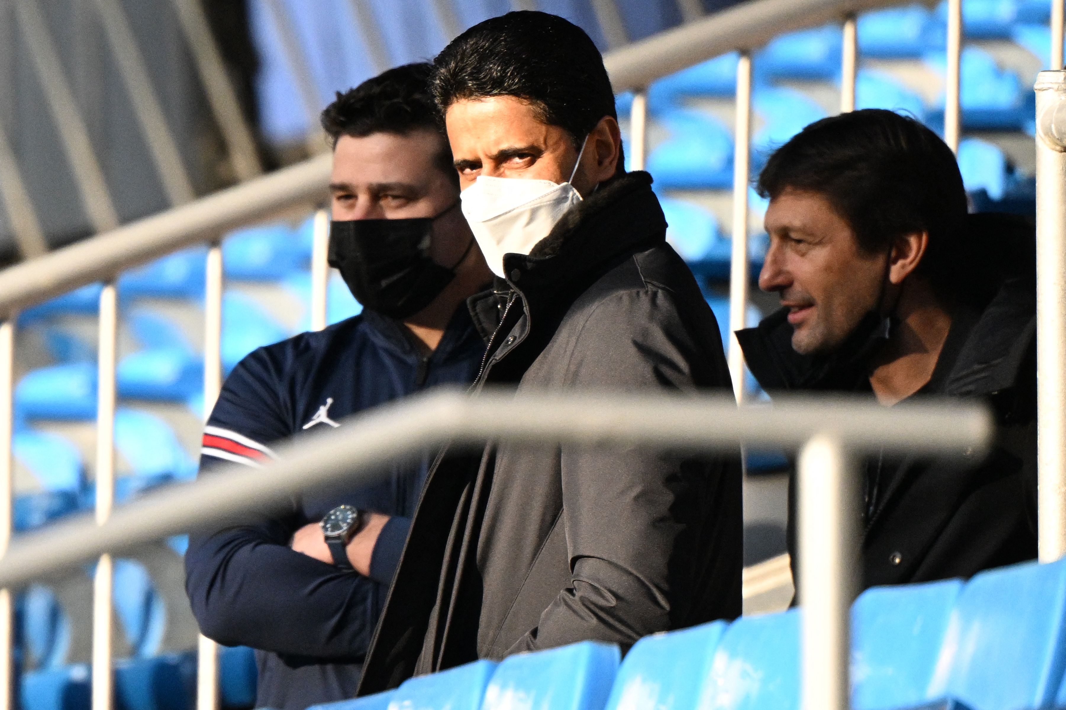 Nasser Al-Khelaifi, presidente del PSG. (Foto Prensa Libre: AFP)