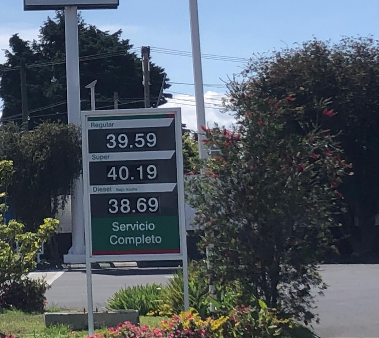 Precios combustibles