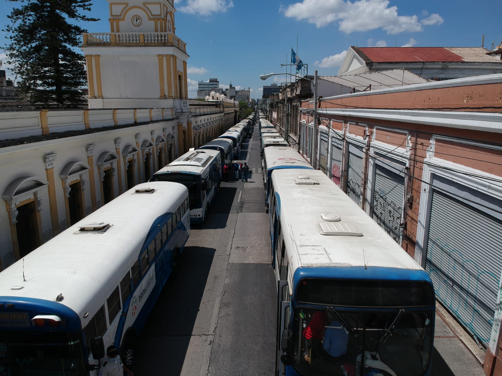 Manifestación de pilotos en el Congreso