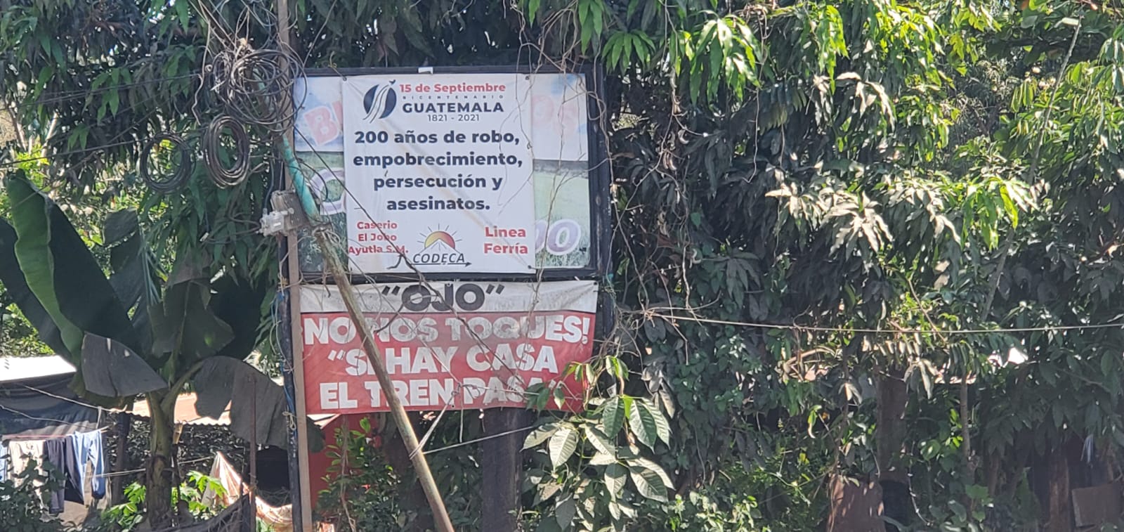 Invasión ferroviaria en Ayutla San Marcos