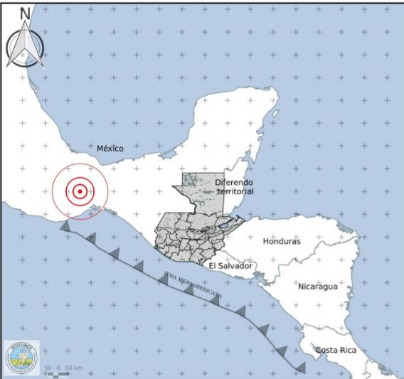 Temblor en territorio mexicano