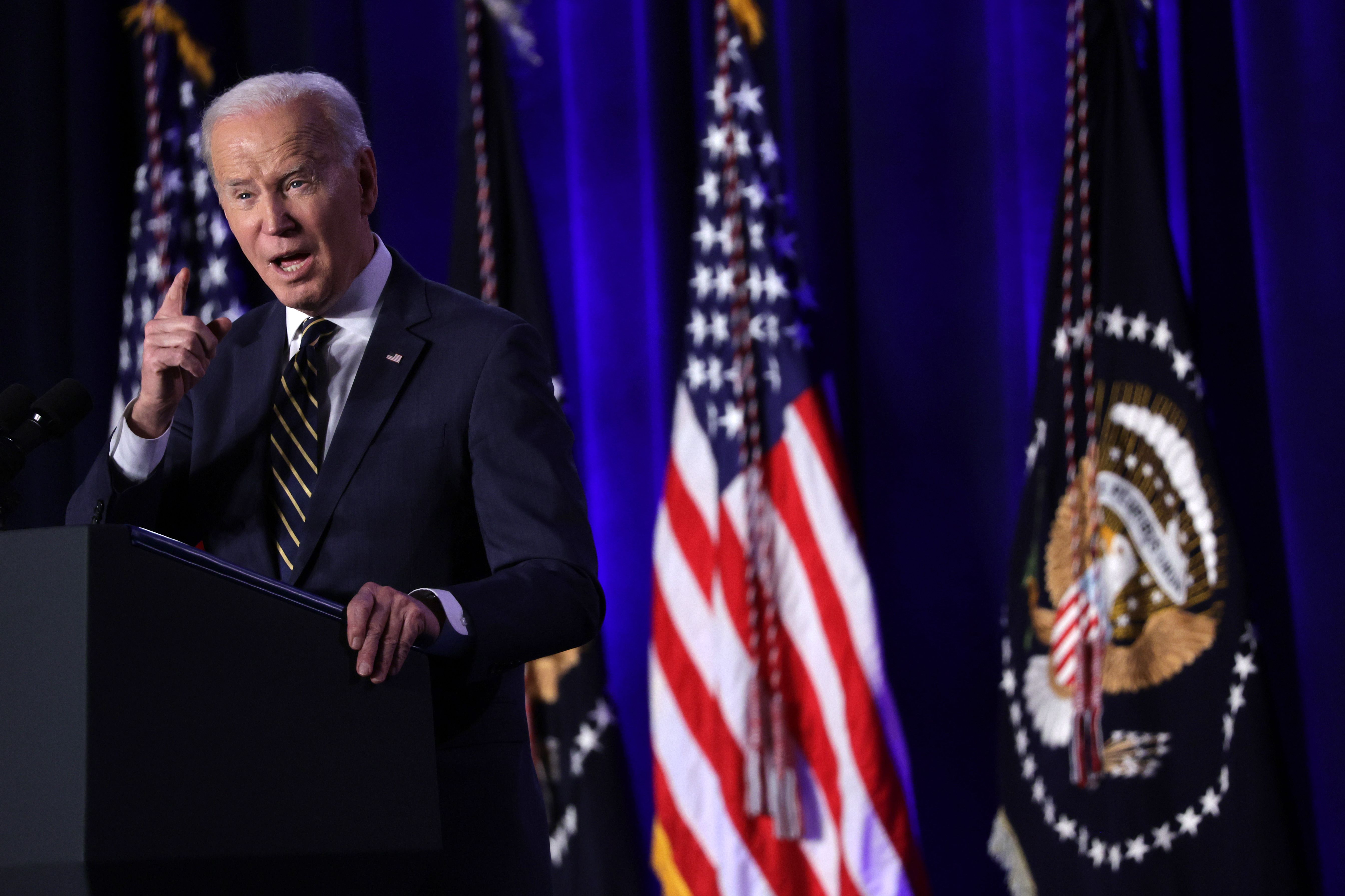 Joe Biden, presidente de EE. UU. (Foto Prensa Libre: AFP)