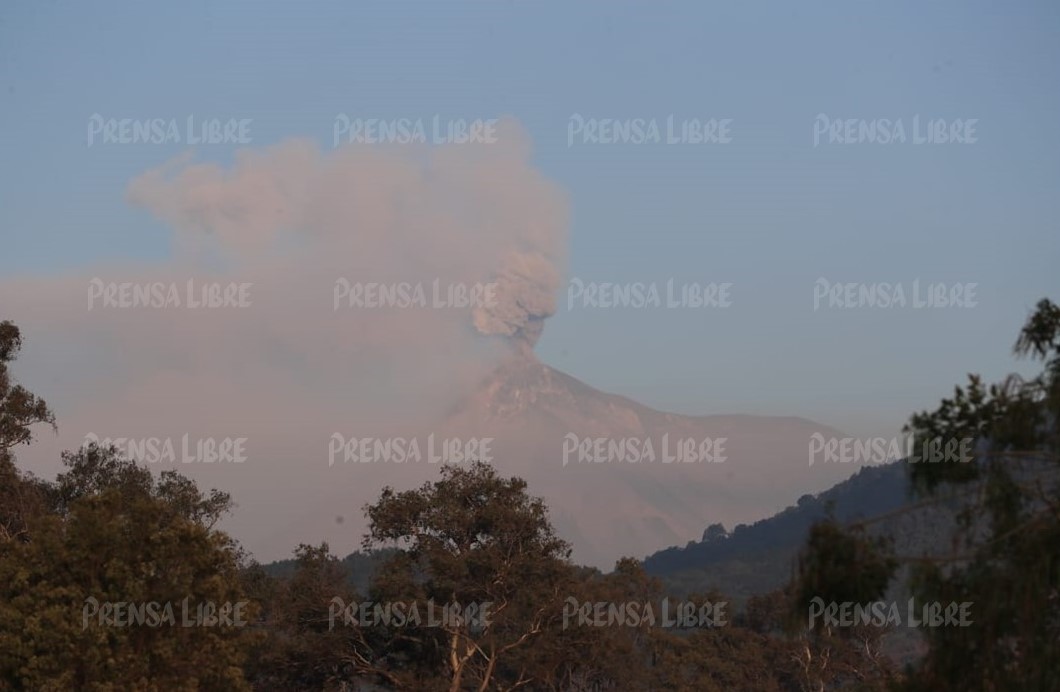 Erupción del Volcán de Fuego