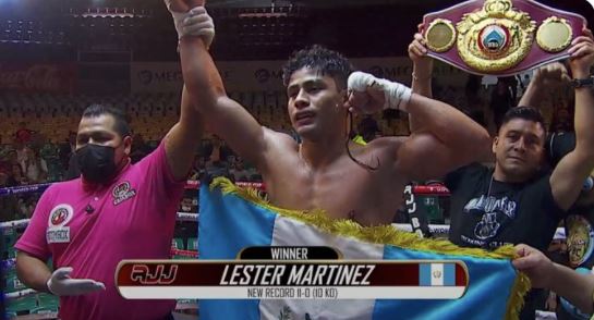 Lester Martínez mantiene su invicto. (Foto: @TimBoxeo/Twitter)