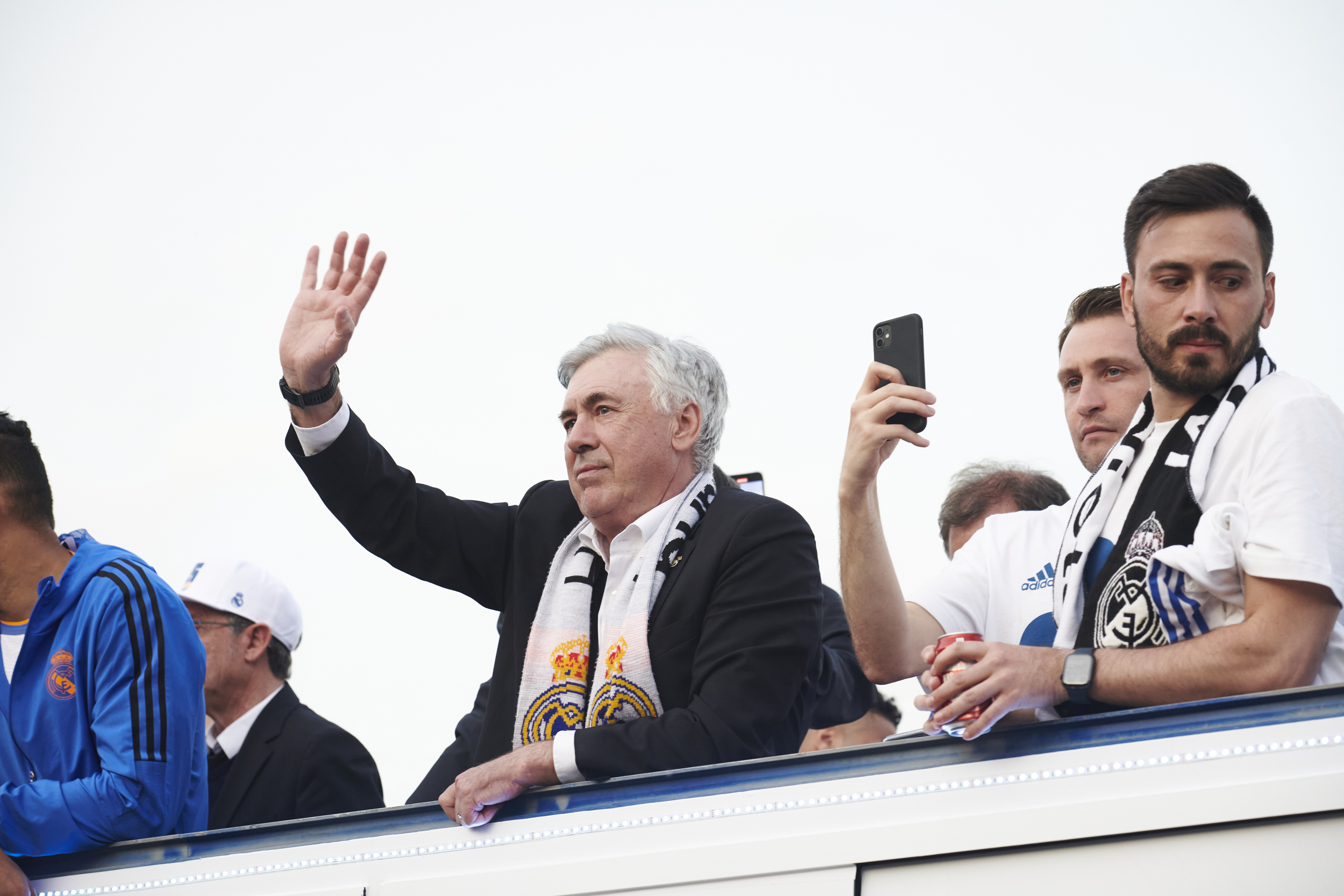 El entrenador del Real Madrid, Carlo Ancelotti, habló en la previa del partido contra el Manchester City y habló de los planes a futuro. (Foto Prensa Libre: EFE).