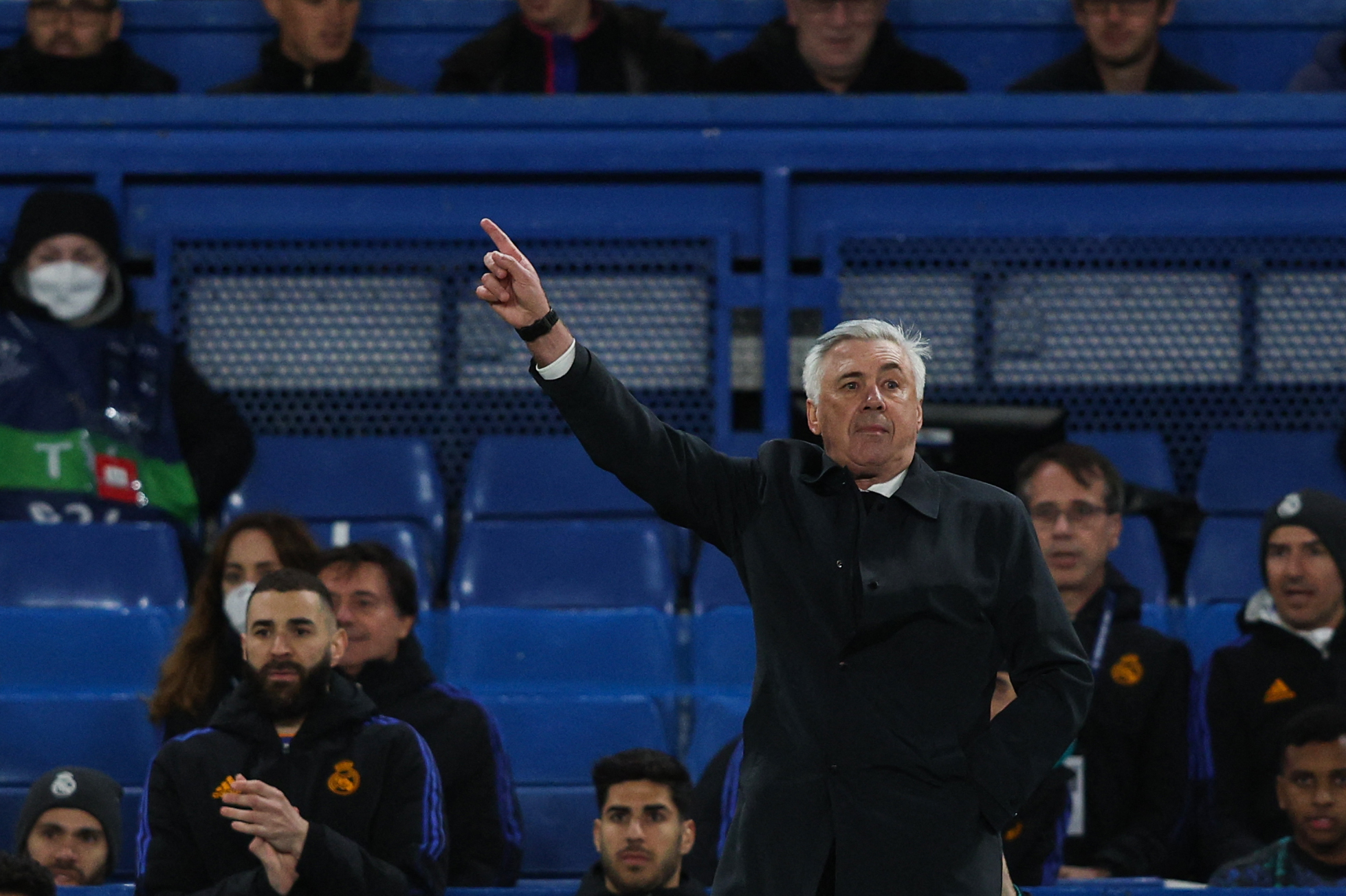 Carlo Ancelotti, entrenador del Real Madrid. (Foto Prensa Libre: AFP)